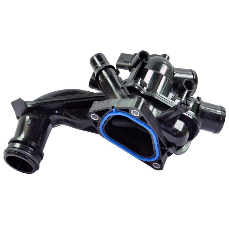 

9808647080 Насос системы охлаждения, шланг термостата охлаждающей жидкости для Peugeot 207 308 1,6T Citroen C4 DS с подогревом чёрный