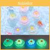 Colorful Luminescent Lotus Leaves Resin Aquarium Decor Vibrant Night Glow