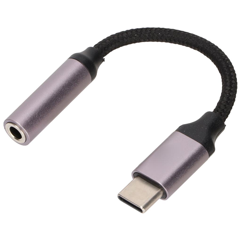 Type C To 3.5mm Audio Cable Type C To 3.5mm Headphone Jack Adapter Supports Music Call Wire Control Function