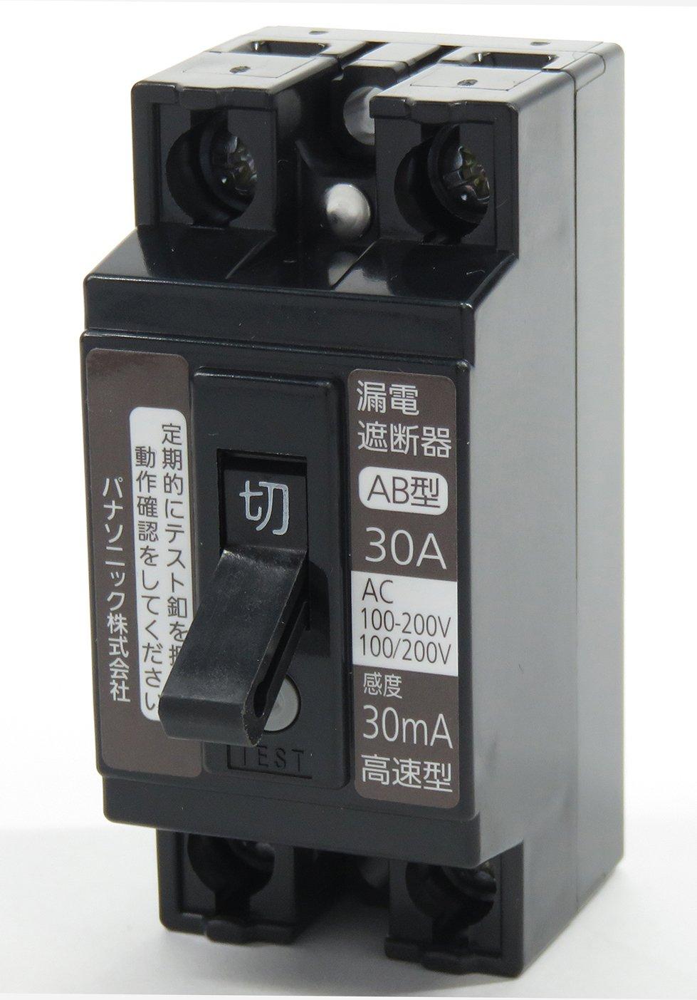 

Panasonic Малий вимикач витоку на землю 2P2E з 30A 30mA BJS3032N OC