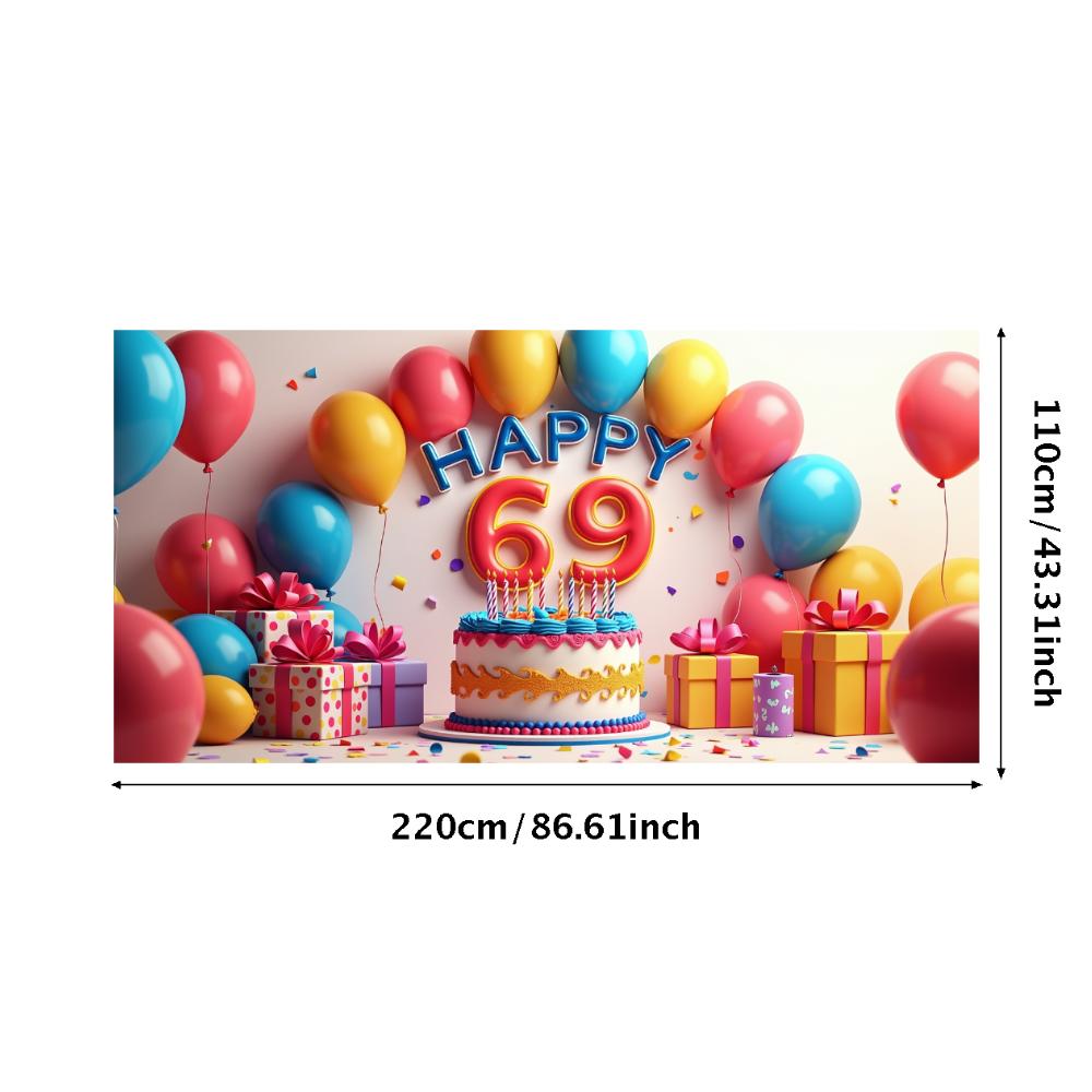 Photography Props Large Celebration Background Birthday Decorations Birthday Banner For Party Supplies Photography Family