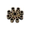 Zinc Alloy Snowflake Incense Holder: Elegant Multi-Hole Ornament for Home, Study & Festive Atmosphere.