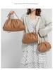High-End Textured Cloud Dumpling Women's Shoulder Bag - Niche Pleated Design