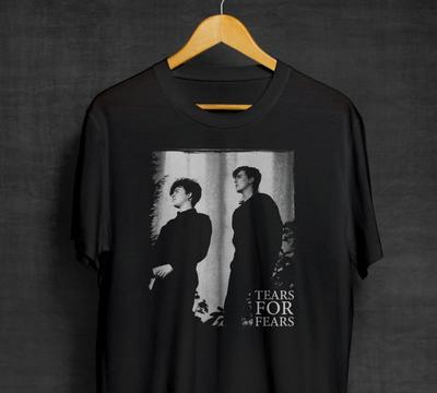 Tears For Fears Schwarzes T-Shirt | Band-Shirts | Synthpop | New Wave | Pop Rock