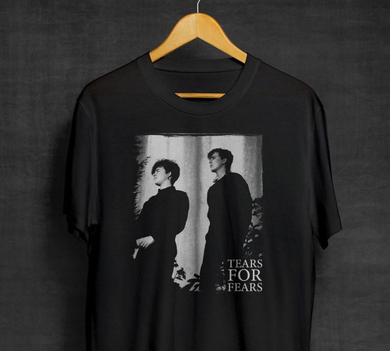 Tears For Fears Black T-Shirt | Band Shirts | Synthpop | New Wave | Pop Rock L