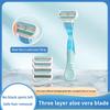 Womens Body Razor With Three Precision Floating Blades And Scratch Resistant Design Perfect For Full Body Grooming Home Travel