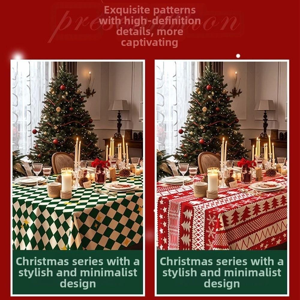 100*140cm Christmas Decorative Table Cover Thickened Tablecloth  New Year Party Supplies