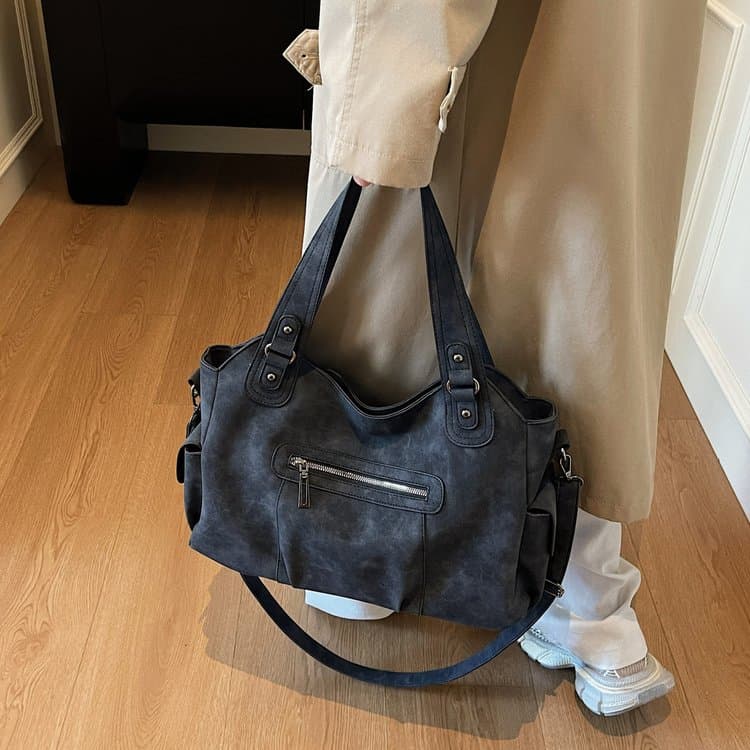 Borsa a tracolla da donna di grande capacità borsa a tracolla portatile