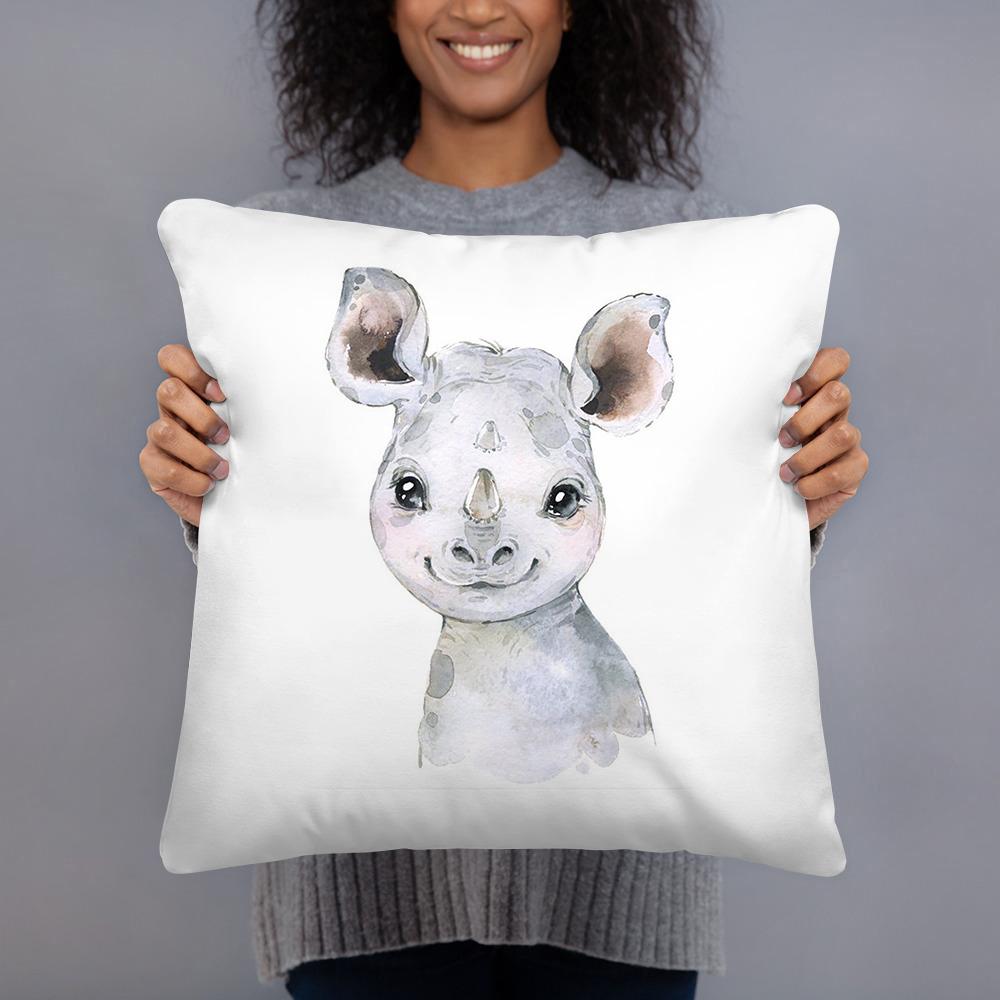 Cute Animal Print Cushion Cover Decor Garden Living Room Children Room Office Pillowcase Car Sofa White Pillow Almofada Cojines