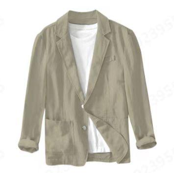 Heren Casual Modejas Kleur Lange Mouwen Jas Met Zakken