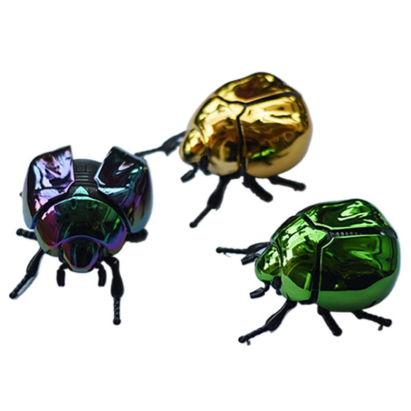 1 Piece Scarab Beetle Children'S Plastic Animals Toy Wind Up Beetle Bionic Toys Creative Prankster Animated Insect Model