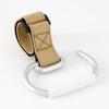 New PU Leather Stroller Hooks Rotate 360 Degrees Multifunctional Leather Hooks for Bags Stroller Accessories Christmas Gift