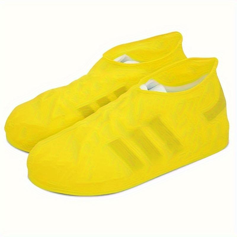 

1 пара латексных водонепроницаемых бахил. Бахилы унисекс. Многоразовые нескользящие резиновые сапоги. Спортивная обувь и аксессуары унисекс. 34-45 жёлтый