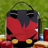 Anime Helluva Boss Millie Lunch Bag  Portable Lunch Box Women Office Print Cooler Bag Aesthetic Oxford Thermal Tote Handbags