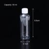 1/5/10Pcs Plastic Bottle Transparent Refillable Small Mouth Bottle Portable Sample Vials Cosmetic Containers for Lotion Creams