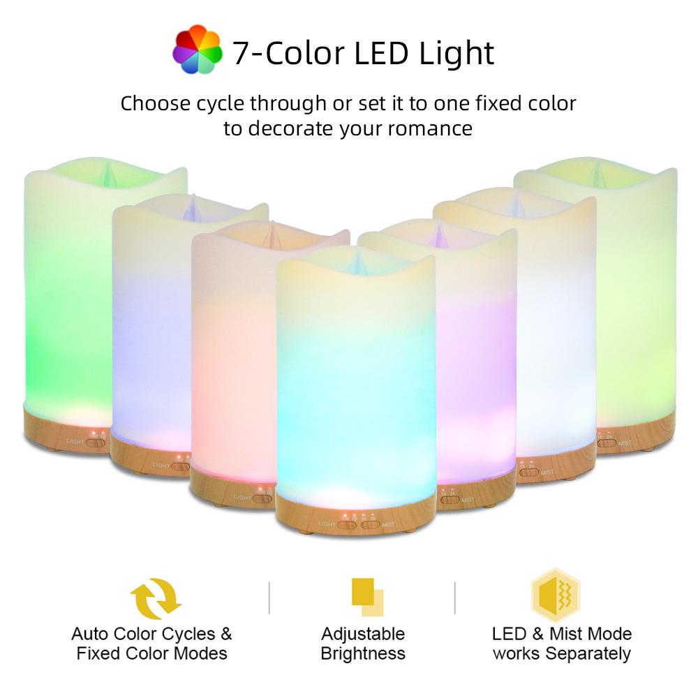 3-in-1 Aroma Diffuser & Humidifier with Timer, Night Light & Essential Oils  Perfect for Home & Office