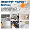 Transparent Waterproof Sealant Bathroom Balcony Roof Leak Repair Tiles Flexible Coating Crack Easy Apply All Weather Protection
