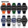 SANDA Multifunctional Luminous Student Watch - Classic, Fashionable, Waterproof with Timer & Alarm.