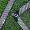 0.3&0.5mm PVC Clear Tarpaulin Thickened Rain Awning Cloth Pergolas Raincover Waterproof Canopy Sail Transparent Rainproof Screen