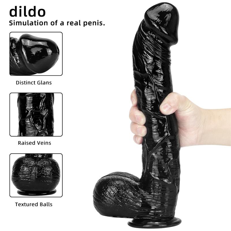 Female Simulation Dildo Super Big Vagina Woman European and American Big Cock Transparent Adult Products