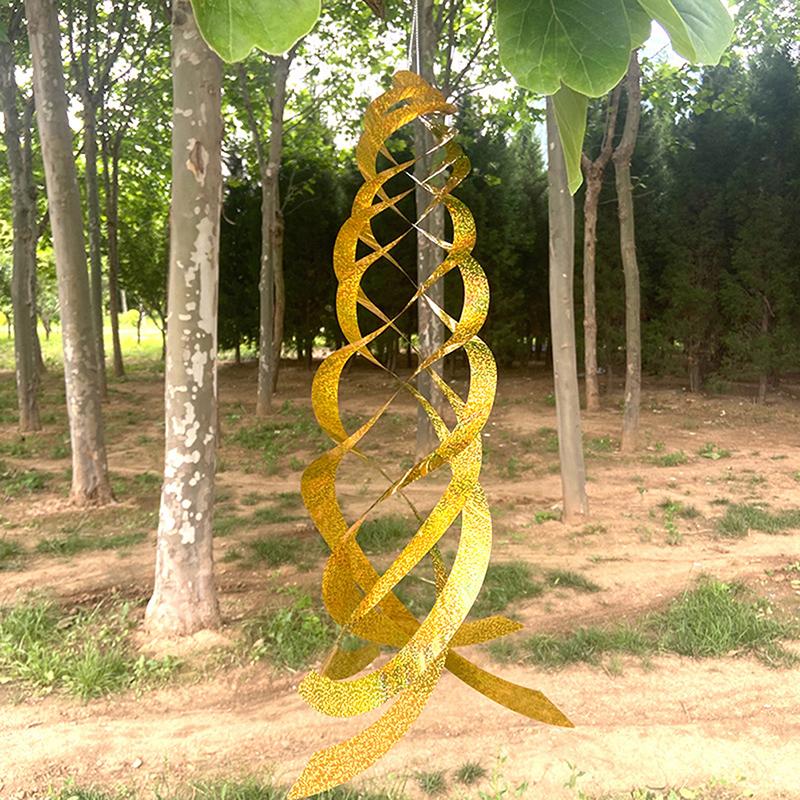 Вращающийся светоотражающий стержень, отпугиватель птиц, спиральные отражатели для птиц, инструмент для отпугивания, новый sliver