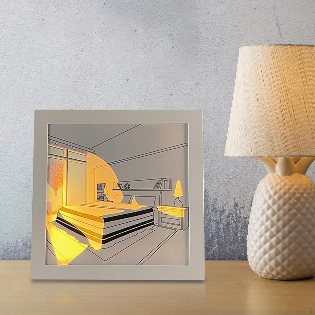 Illuminated Artwork Frame for Special Occasions