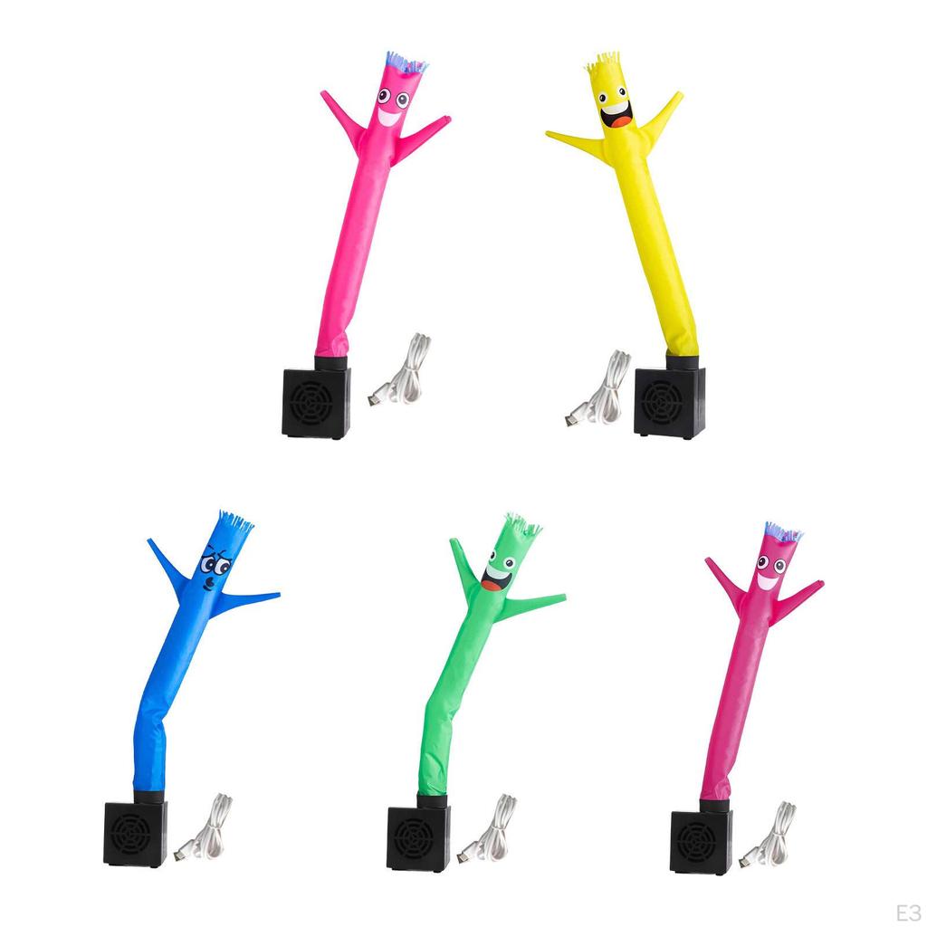 Man Dancing Inflatable Tube Figure USB Air Blower PP Material Tabletop Guy Suitable for Desk
