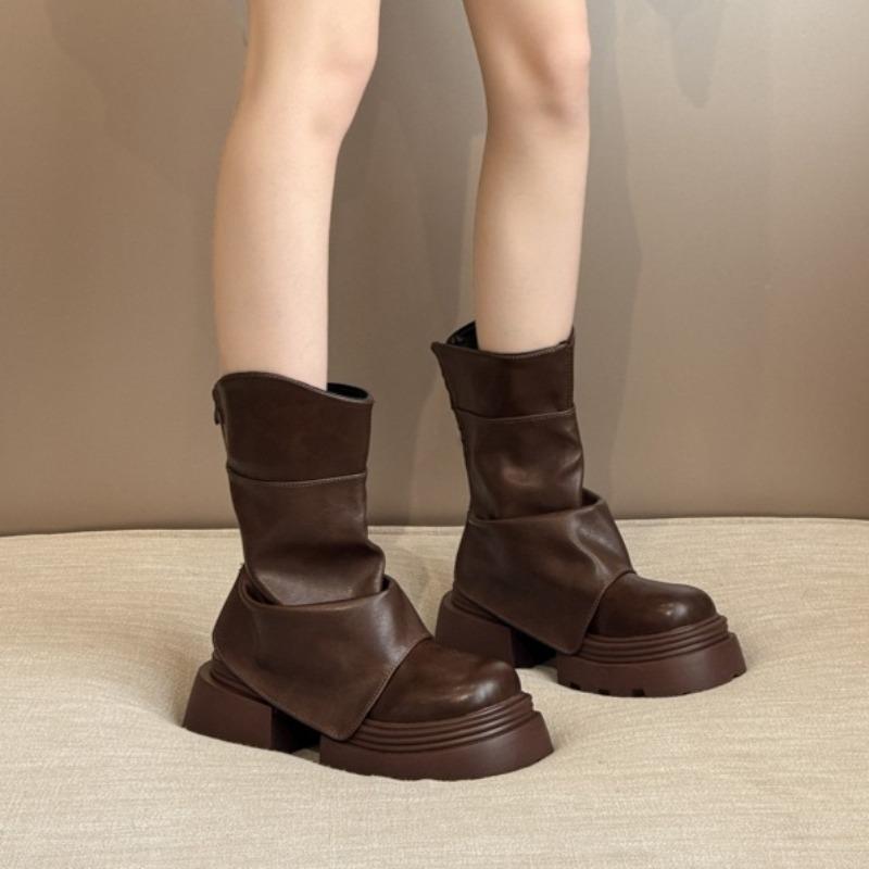 Модные женские полусапожки на среднем каблуке, ботильоны челси, классическая элегантная брендовая обувь, зима 2025, новые крутые женские кроссовки