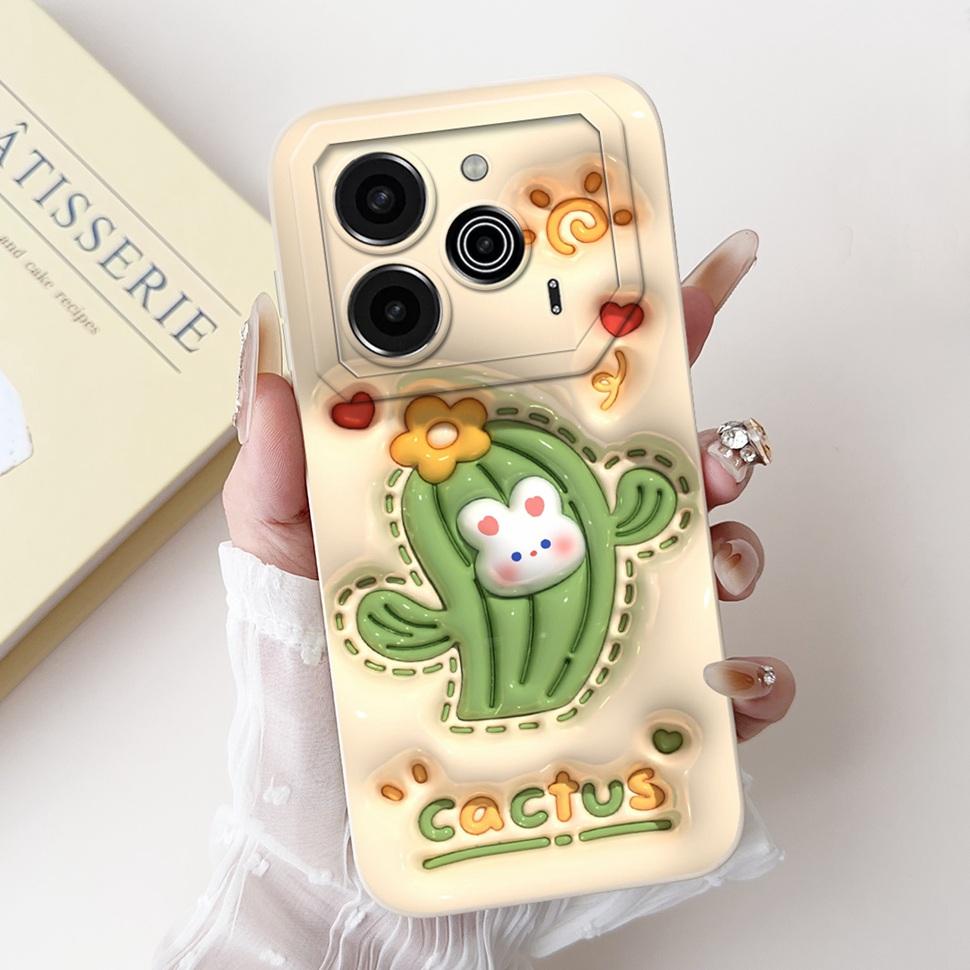 Phone Shell For Tecno Pova 6 Pro 5G Case LI9 Cute Animals Cases Soft Silicone TPU For Pova 6 Pova6 Pro Protector Cover 6.78"