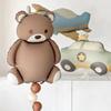 Cartoon Matte Bear Rainbow Plane Car Foil Balloons Happy Birthday Party Decorations Kids Girl Boy Baby Shower Toys Supplies