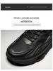 Mamba Black Warrior Men's Spring 2025 PU Mesh Breathable Running Shoes - Versatile Fashion Dad Sneakers