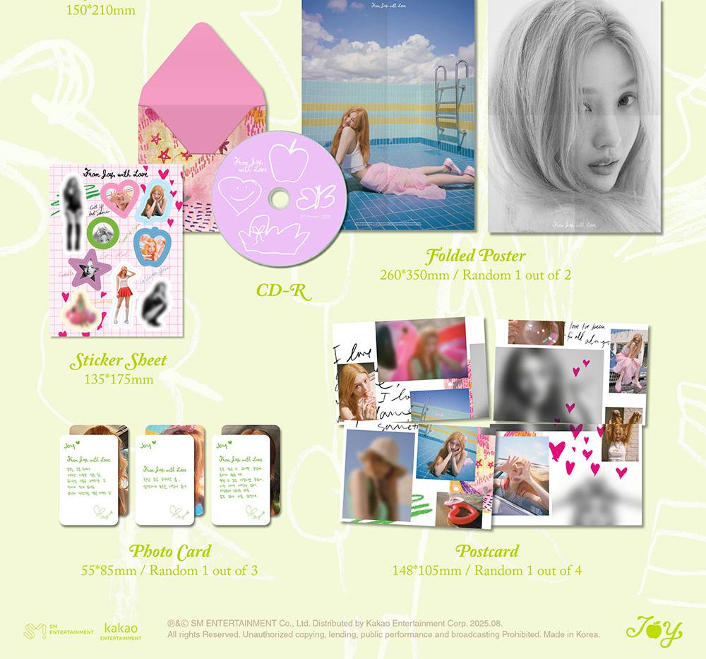 (JEWEL CASE / PHOTOBOOK / TIN CASE) JOY (Red Velvet) [From JOY, with Love] 1st MINI ALBUM