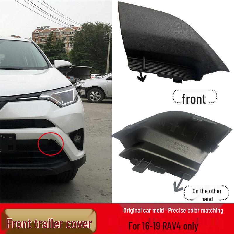 Front Bumper Tow Hook Cover for Toyota RAV4 (2016-2019)