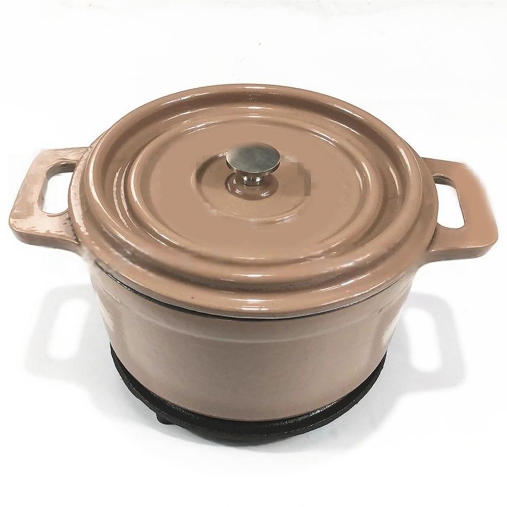 Gjutjärnsunderlägg för varma rätter och kastruller Använd Blomstermönster Värmeisolerande Underlägg för Matbord Köksdekoration