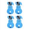 16Pcs Easter Bunny Cutlery Bags Rabbit Flatware Holder Tableware Utensil Storage Bags for Home