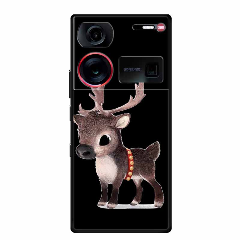 6.8" For ZTE Nubia Z60 Ultra Case Shockproof Black Silicone Soft Phone Case For ZTE Nubia Z60 Ultra Back Cover Case Cute Cartoon