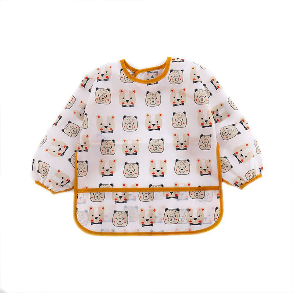 Craft Cartoon Clothes Baby Paint Children Long Sleeve Smock Painting Apron Art Accessory Kids Bib