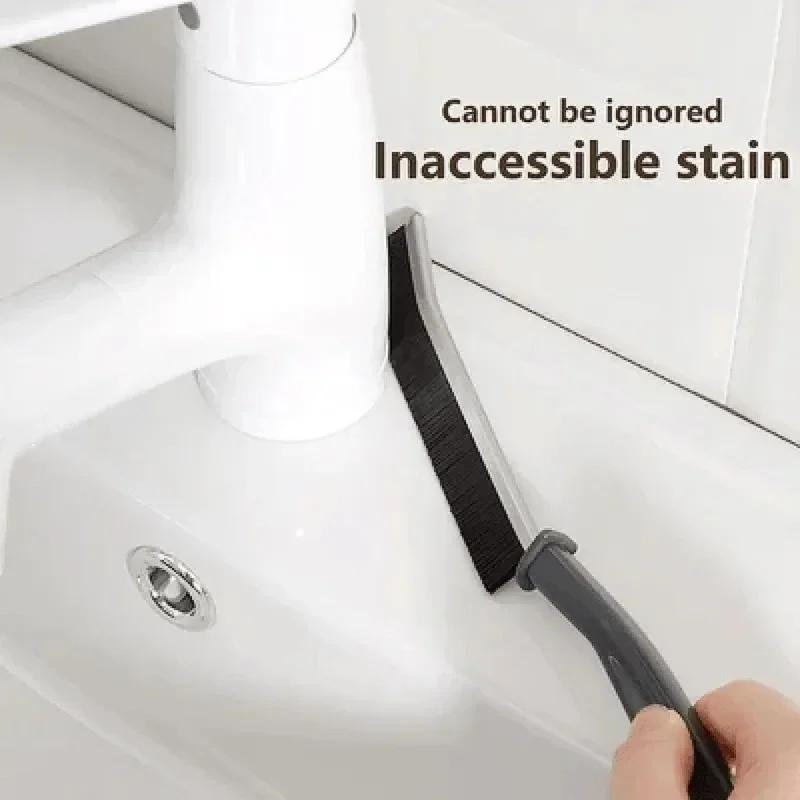 Crevice Hard-Bristled Cleaning Brush Grout Cleaner Scrub Brush Deep Tile Joints Crevice Gap Cleaning Brush Tools Accessories