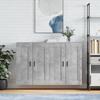 VidaXL Wall Cabinets 2 Pcs Concrete Grey Engineered Wood 3198037
