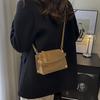 Retro Faux Leather Tote Pillow Bag Stylish Versatile Square Shoulder/crossbody Bag High-quality Mini Boston Bag Elegant Women's Handbag