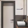 Fun Toilet Door Sign Metal Fun Bathroom Decoration Family Black Toilet Sign Fun Door Top Decoration Interesting Bathroom Sign Ho