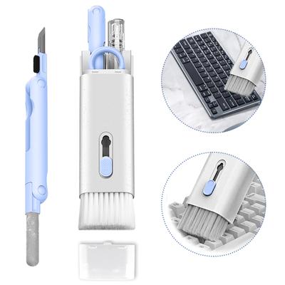 Kit de limpeza de teclado 7 em 1, escova de limpeza eletrônica multifuncional, ferramentas para PC, monitor, TV, telefone