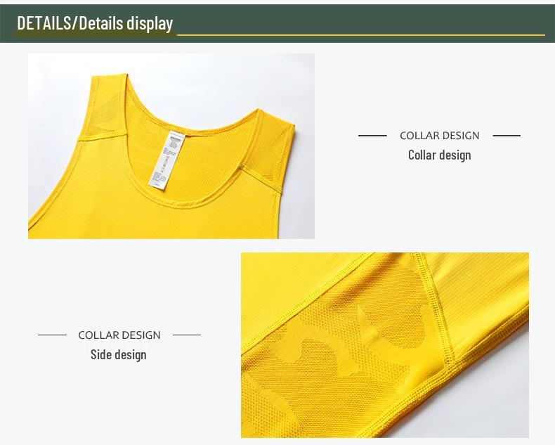 Unisex Quick-Dry Marathon Tank Top & Shorts Set for Summer Athletics