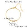 Fashion Elegant Crystal Tulip Flower Bracelets For Women Exquisite Sweet Colorful Floral Snake Chain Bracelet Wedding Jewelry