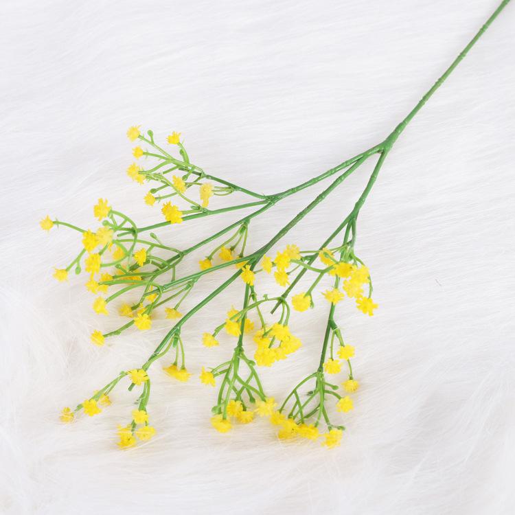 Simulation Gypsy dried flower bouquet, fake flower wedding decoration flower soft glue Gypsy simulated flower