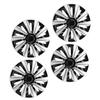 4 Pcs 14in Wheel Hub Cap Full Protection Stylish Look Lightweight Easy Install Universal Fit for Any 14in Steel Wheels