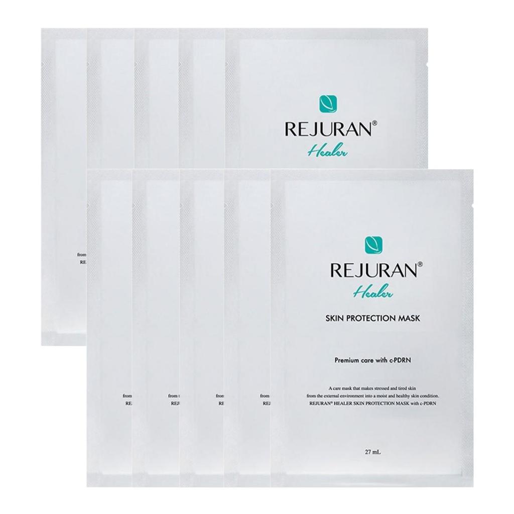 REJURAN Healer Skin Protection Mask Special Gift Set 10 Sheets Plus 1 Bonus Sheet Skin Elasticity Soothing
