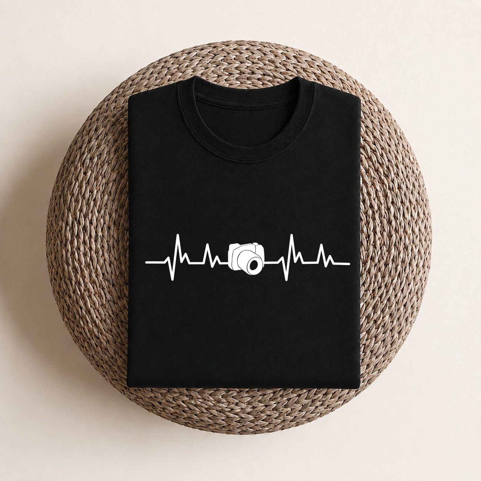 Heartbeat Photographer Shirt Camera Gift for Hobby Photographer - Premium T-shirt S
