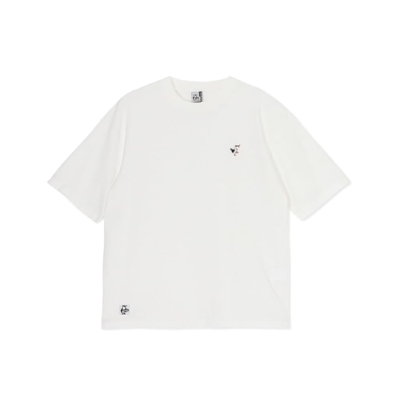 

[CHUMS] men s chums embroidery T-shirt CHUMS Embroidery T-Shirt W001 white L/O short sleeve t-shirt