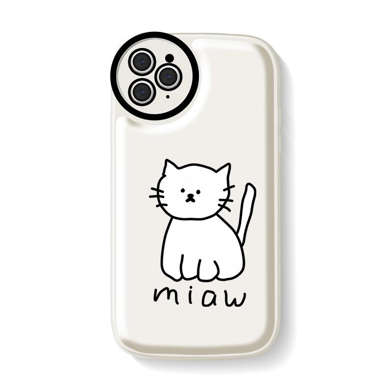 iPhone 14 Pro Air Cushion Silicone Case, Compatible with iPhone 12/11 Pro and Honor 60, New Cartoon Design.
